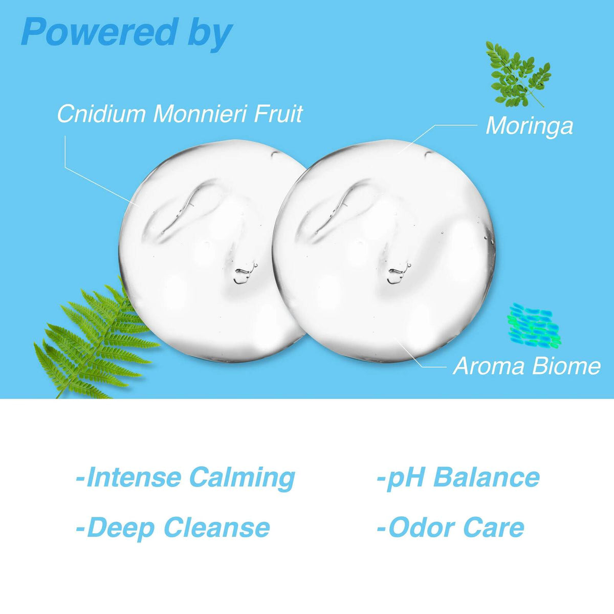 Cooling daily wash for fresh, clean comfort.
