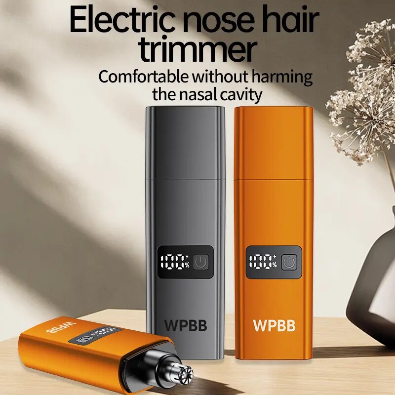 Precision Electric Nose & Facial Hair Trimmer – Painless & Easy Grooming