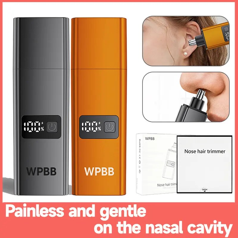 Precision Electric Nose & Facial Hair Trimmer – Painless & Easy Grooming
