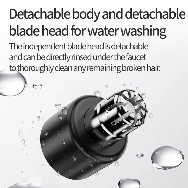 Precision Electric Nose & Facial Hair Trimmer – Painless & Easy Grooming